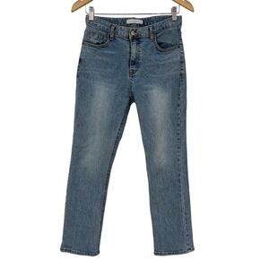 Limited Jeans Straight Leg High Rise Denim Juniors 28 Medium